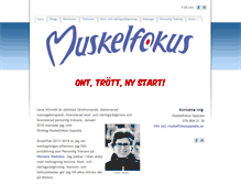 Tablet Screenshot of muskelfokusuppsala.se